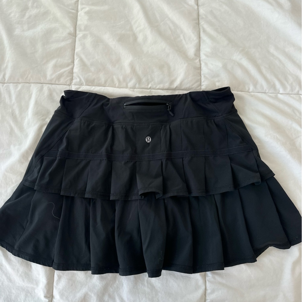 black tennis skirt